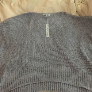 She + Sky crocheted light blue sweater!!